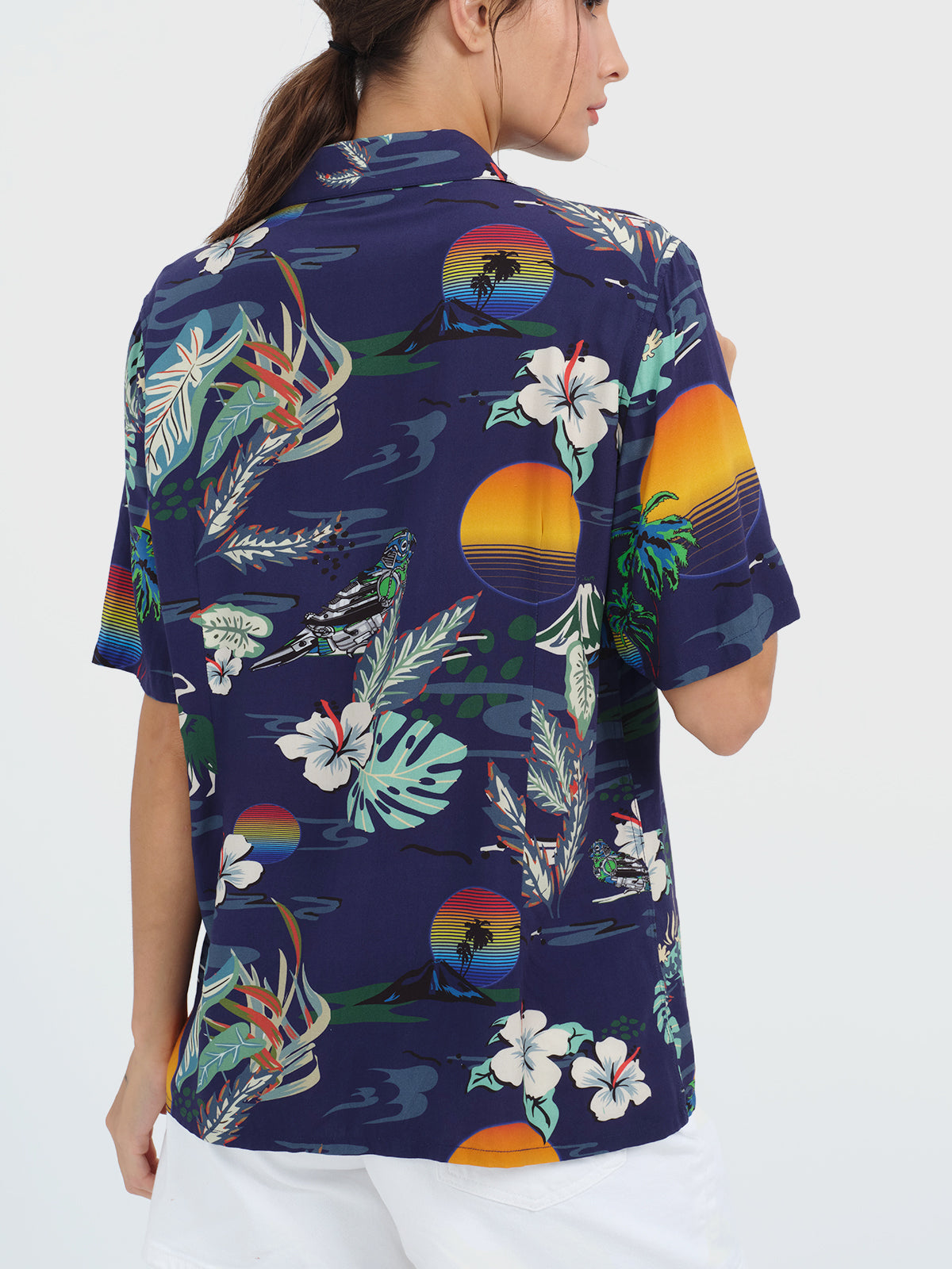 POPPY ATLR Women's Electronic Aloha Shirt