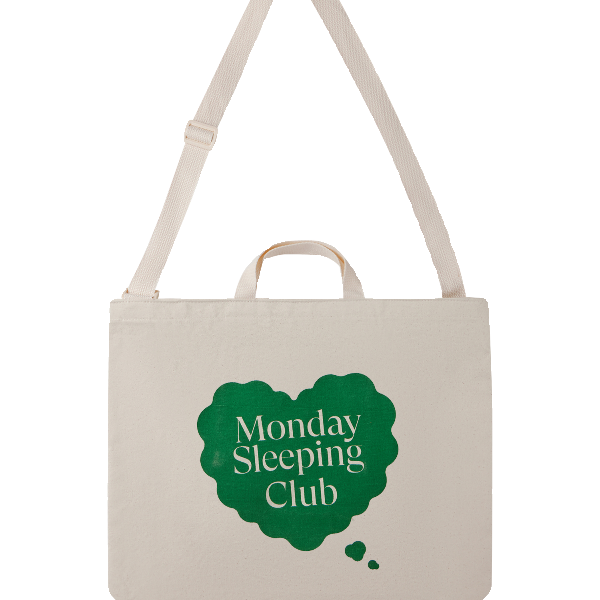 Monday Sleeping Club Dream Heart Print Tote Bag