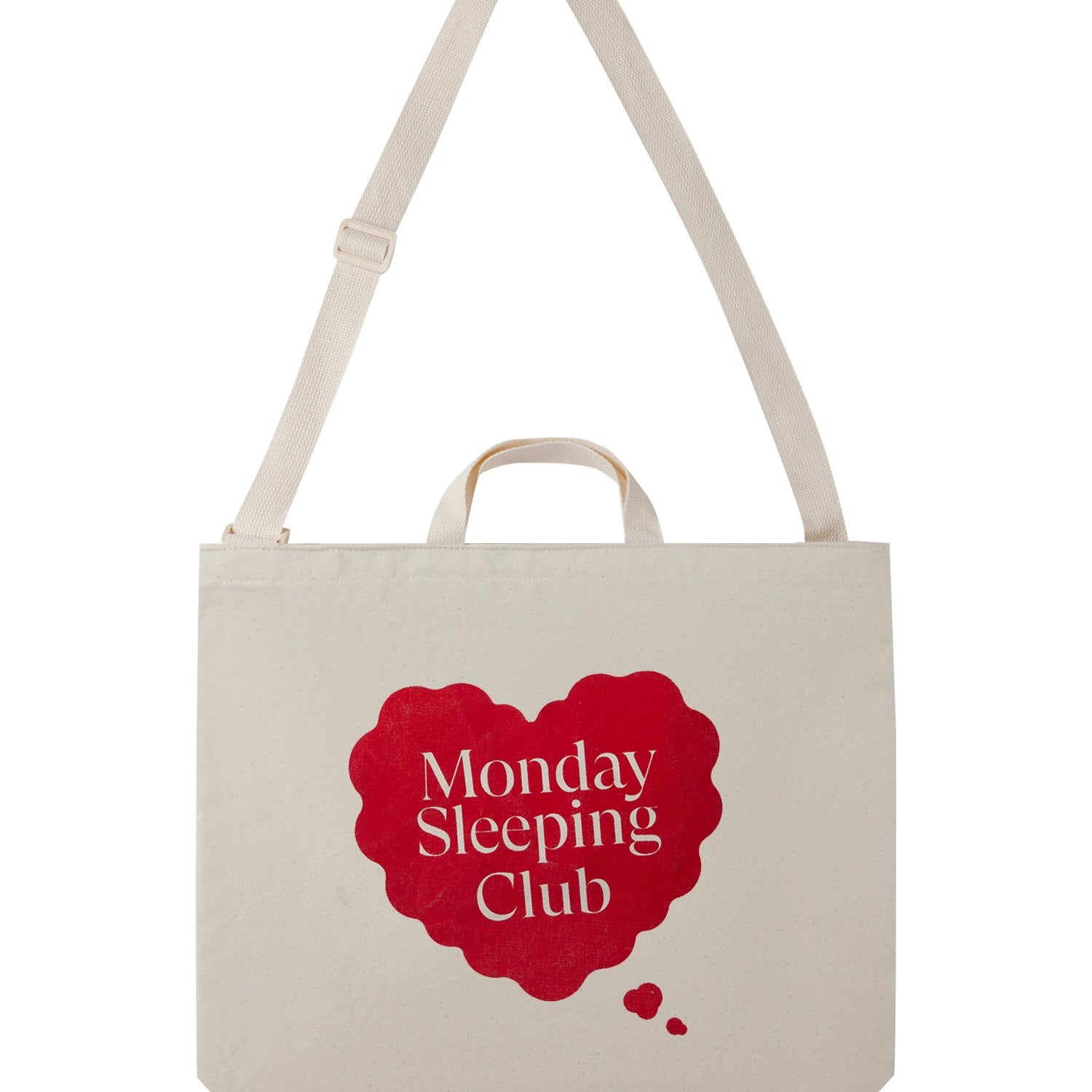 Monday Sleeping Club Dream Heart Print Tote Bag