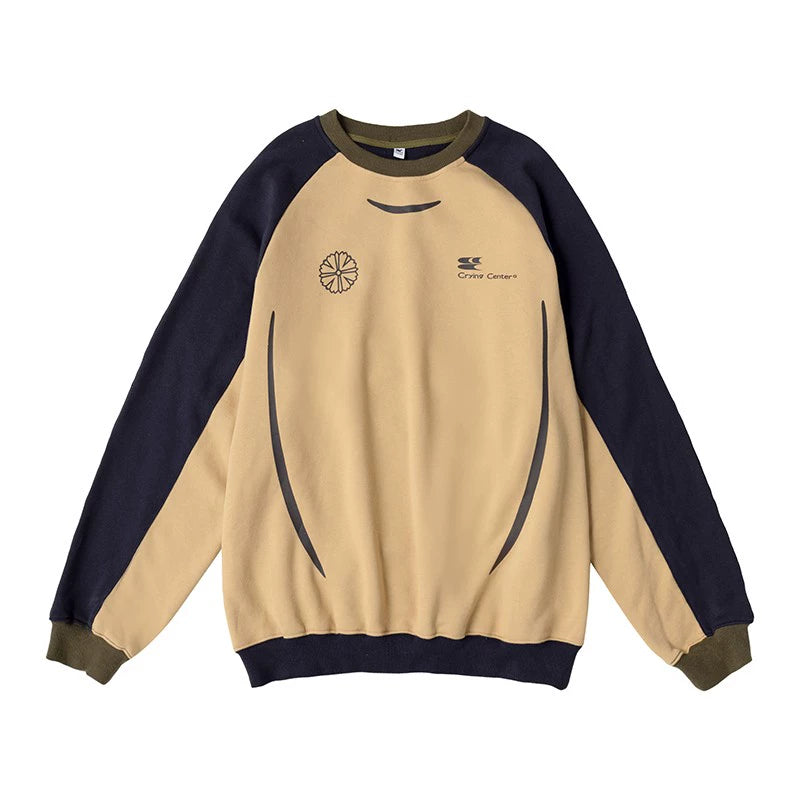 Crying Center Vintage Crew Oversize Sweatshirt Crying Center Vintage Crew Oversize Sweatshirt