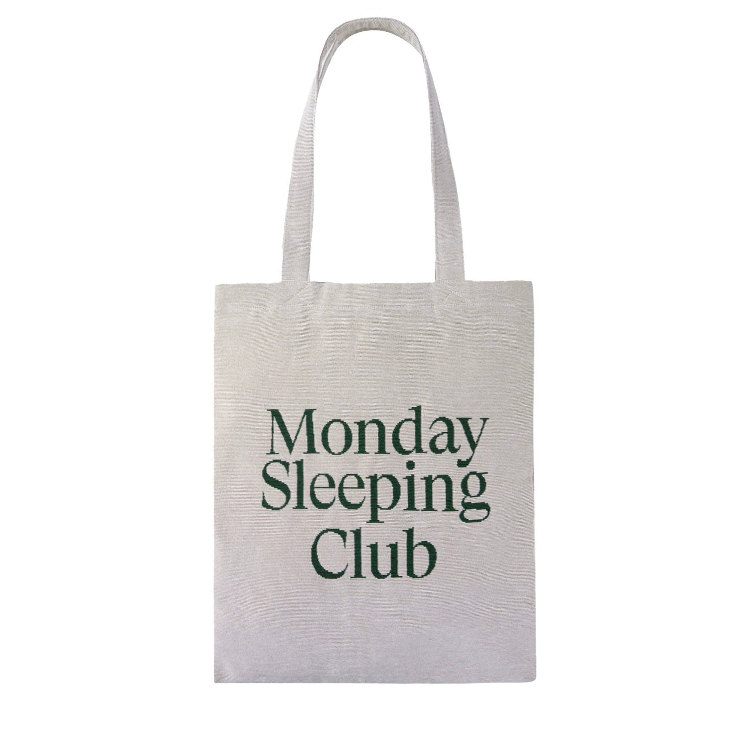 Monday Sleeping Club Watercolor Jacquard Fabric Satchel