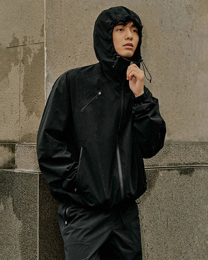 nice rice Waterproof Hooded Sports Jacket