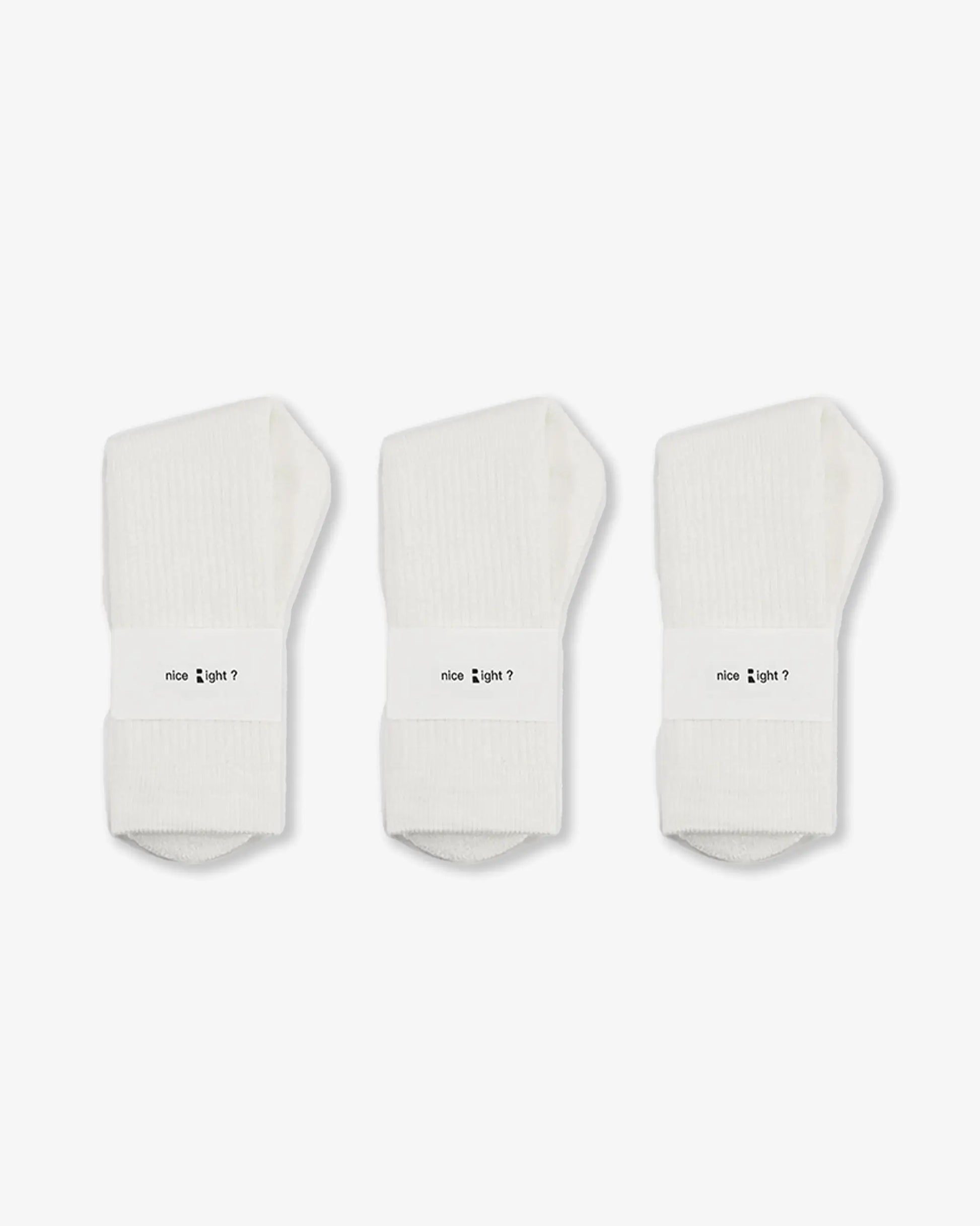 nice rice Crew Sock 3-Pack