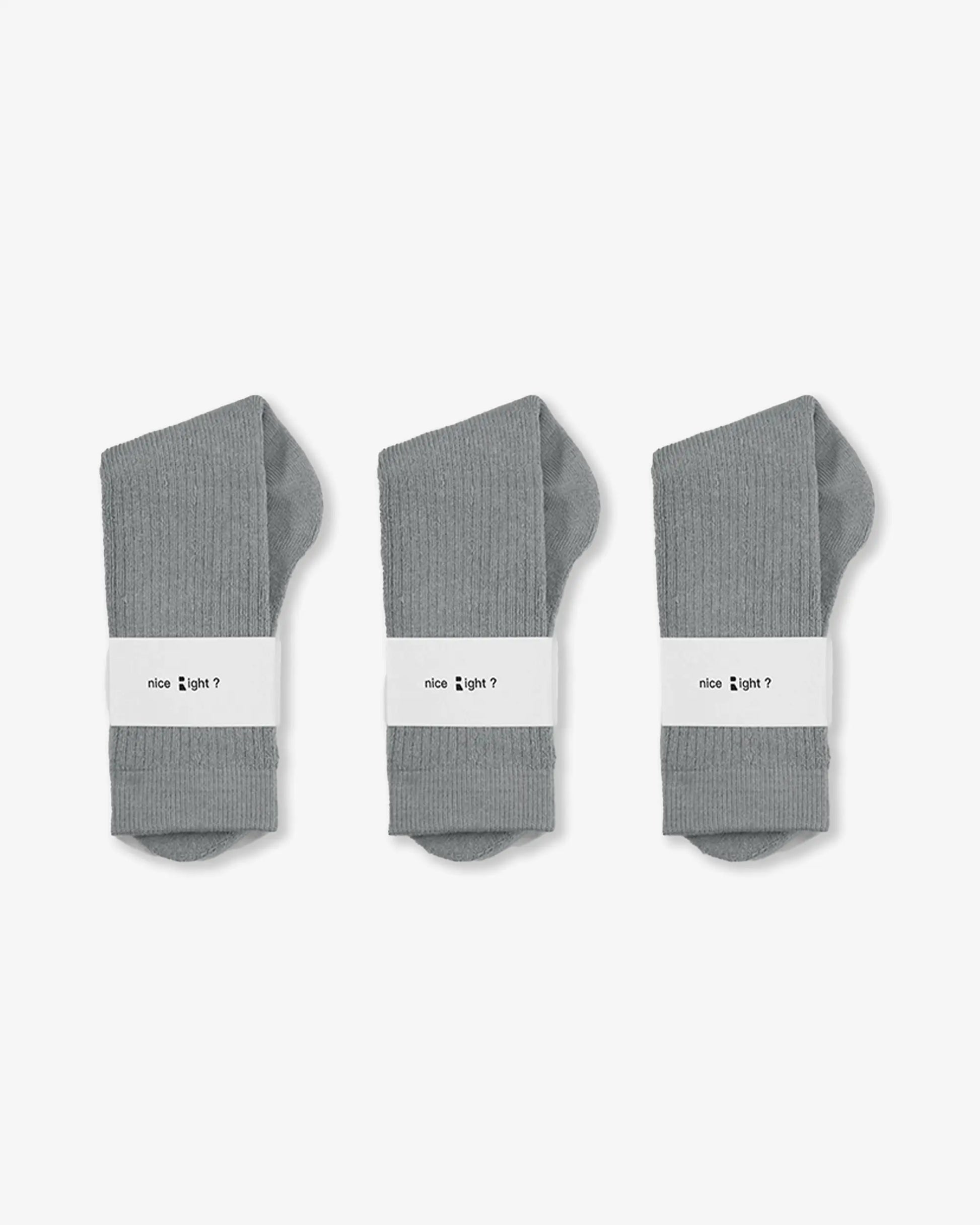 nice rice Crew Sock 3-Pack