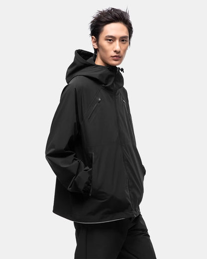 nice rice Waterproof Hooded Sports Jacket