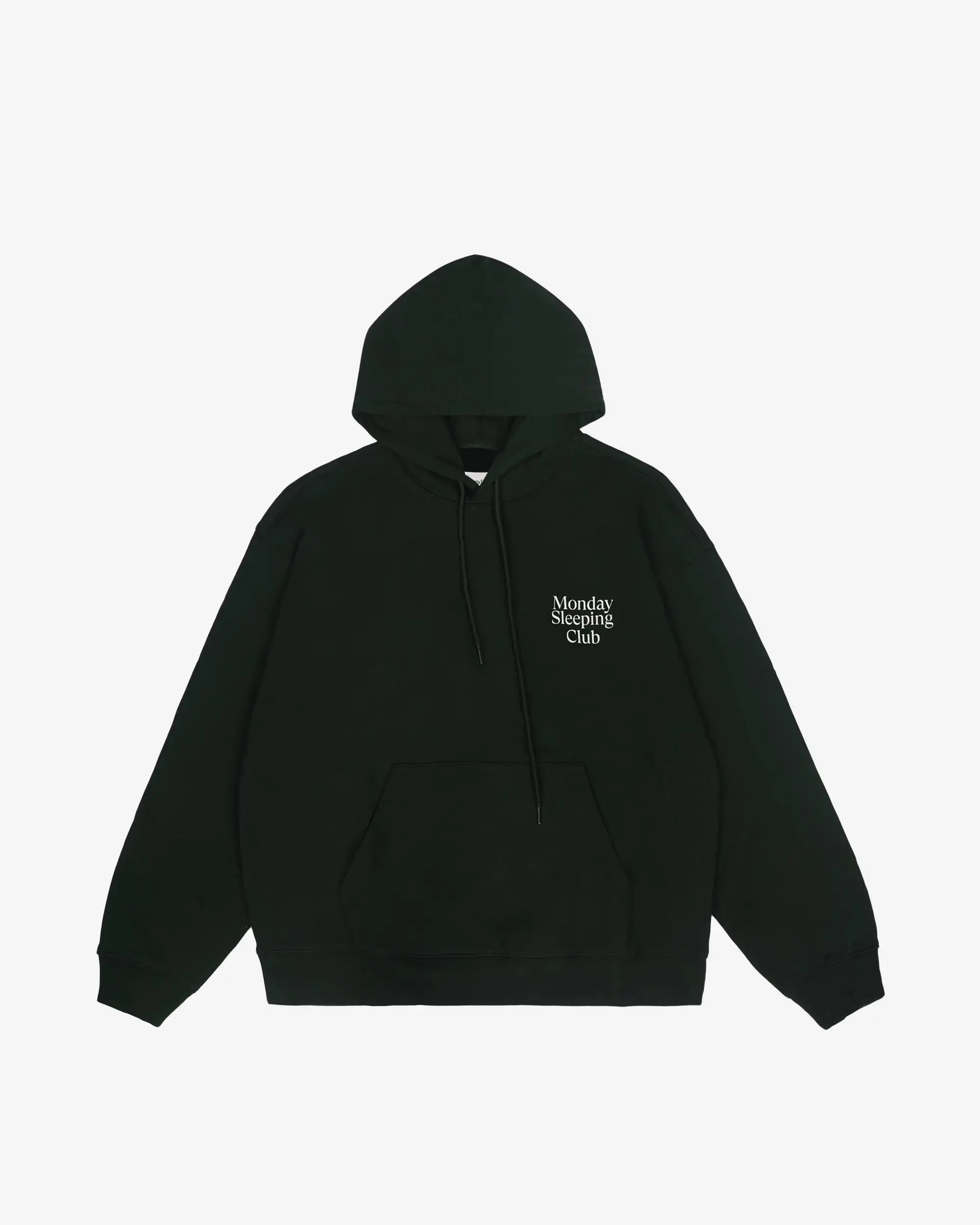 Monday Sleeping Club Standard Print Logo Loose Hoodie