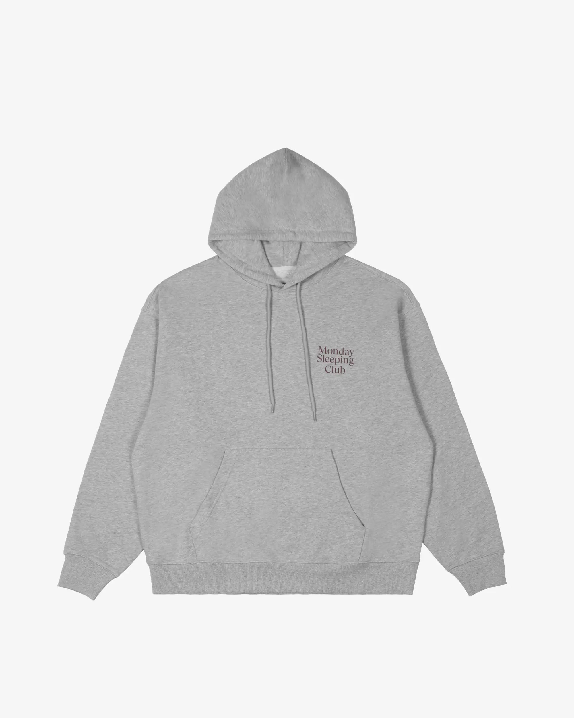 Monday Sleeping Club Standard Print Logo Loose Hoodie