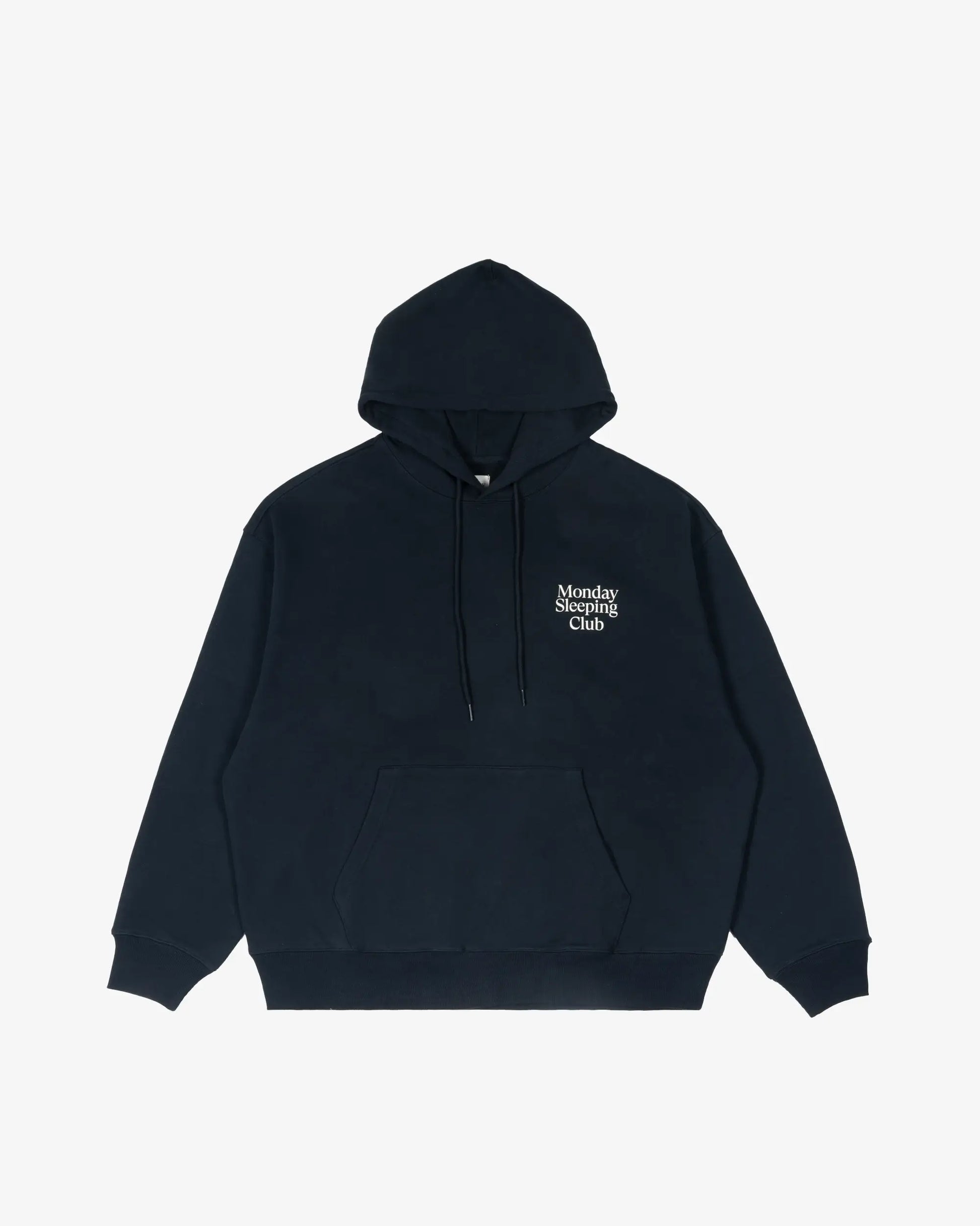 Monday Sleeping Club Standard Print Logo Loose Hoodie