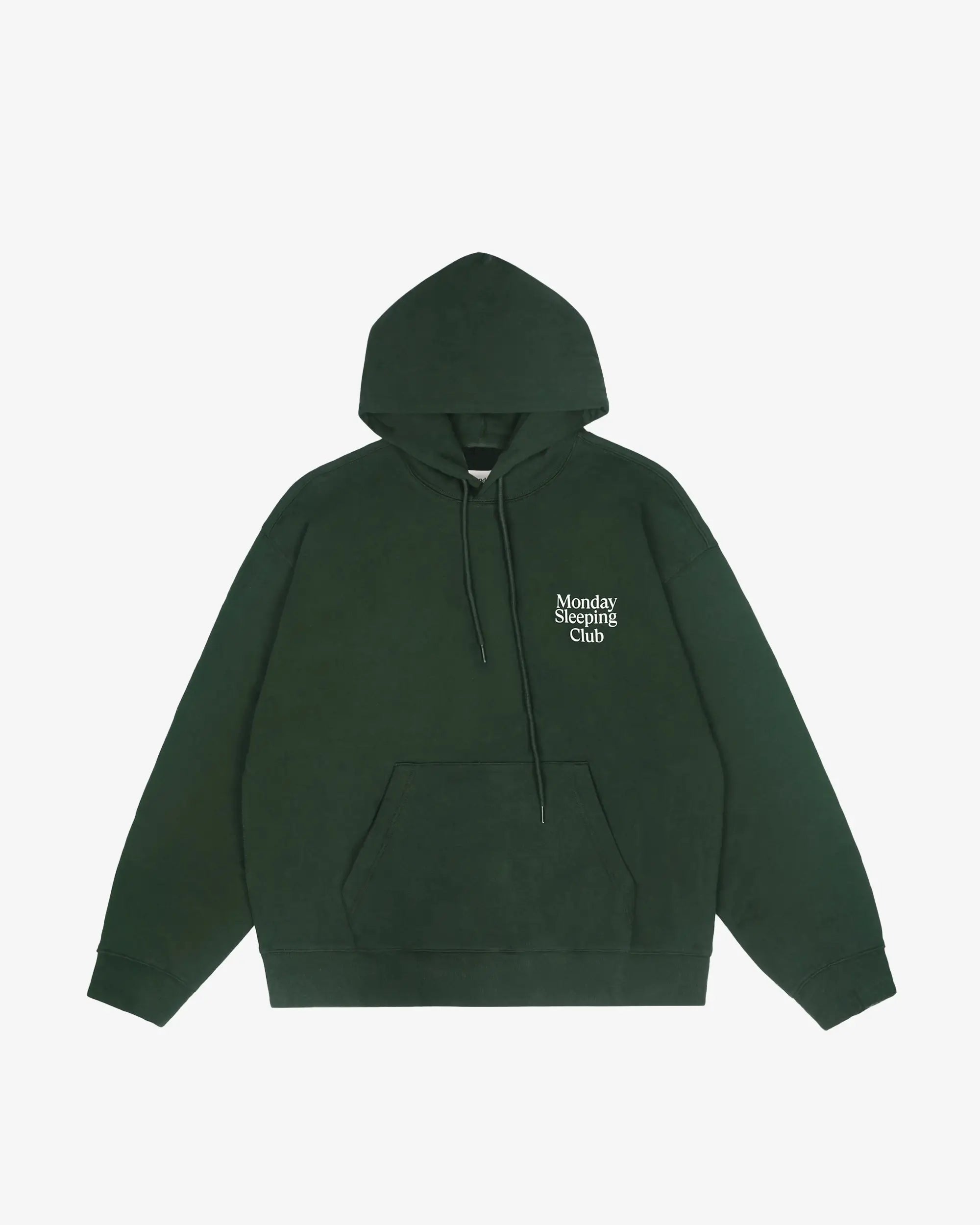Monday Sleeping Club Standard Print Logo Loose Hoodie