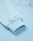 Men's Mixed Fabric Halfzip in Light Blue 09 #light-blue