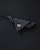 Women's Mixed Fabric Halfzip in Charcoal 09 #charcoal