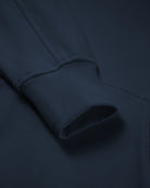 Women's Mixed Fabric Hoodie 09 #dark-blue