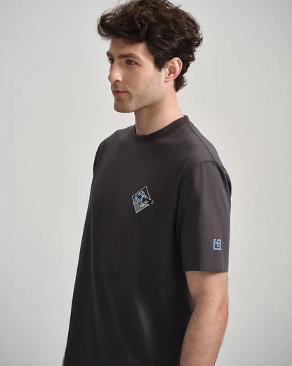 Men's Embroidered Crest Tee