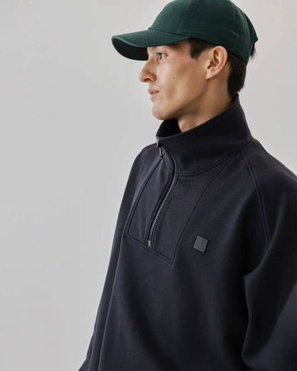 Men's Mixed Fabric Halfzip