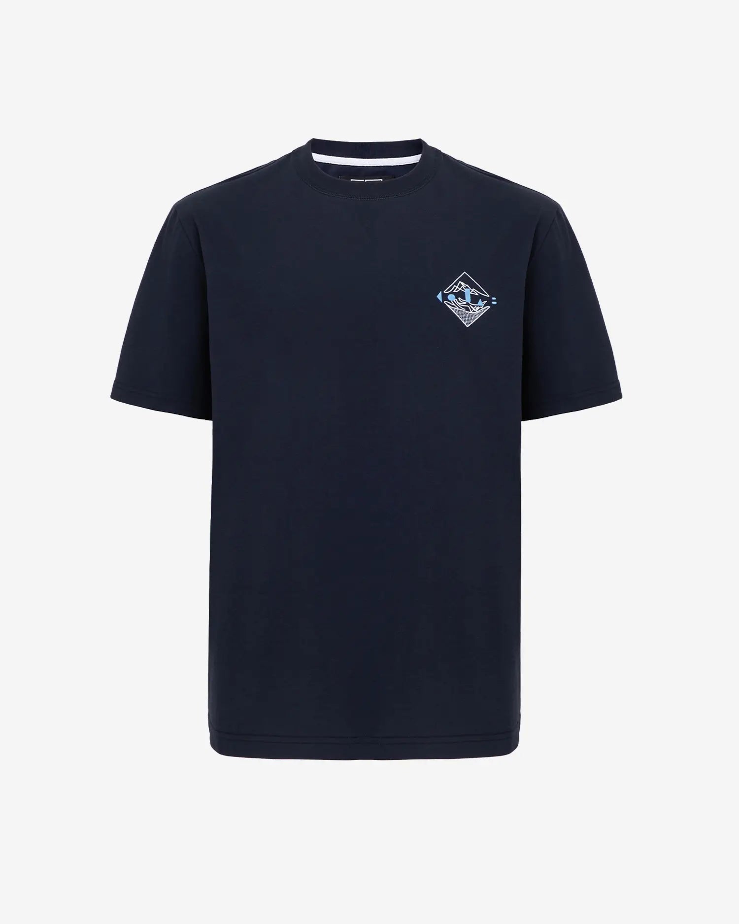 Men's Embroidered Crest Tee