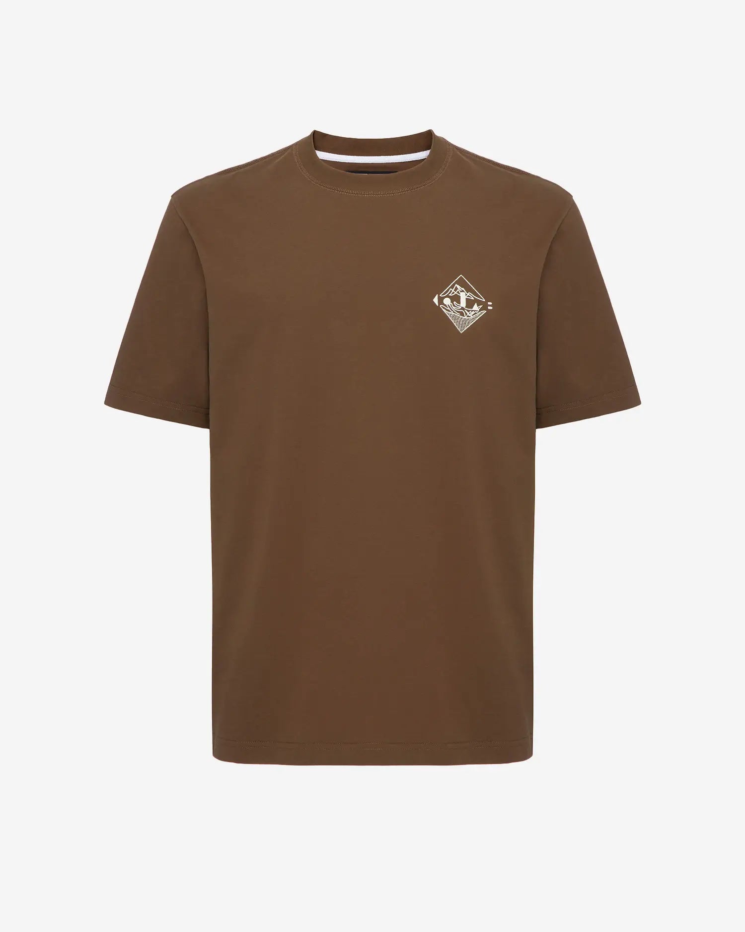 Men's Embroidered Crest Tee