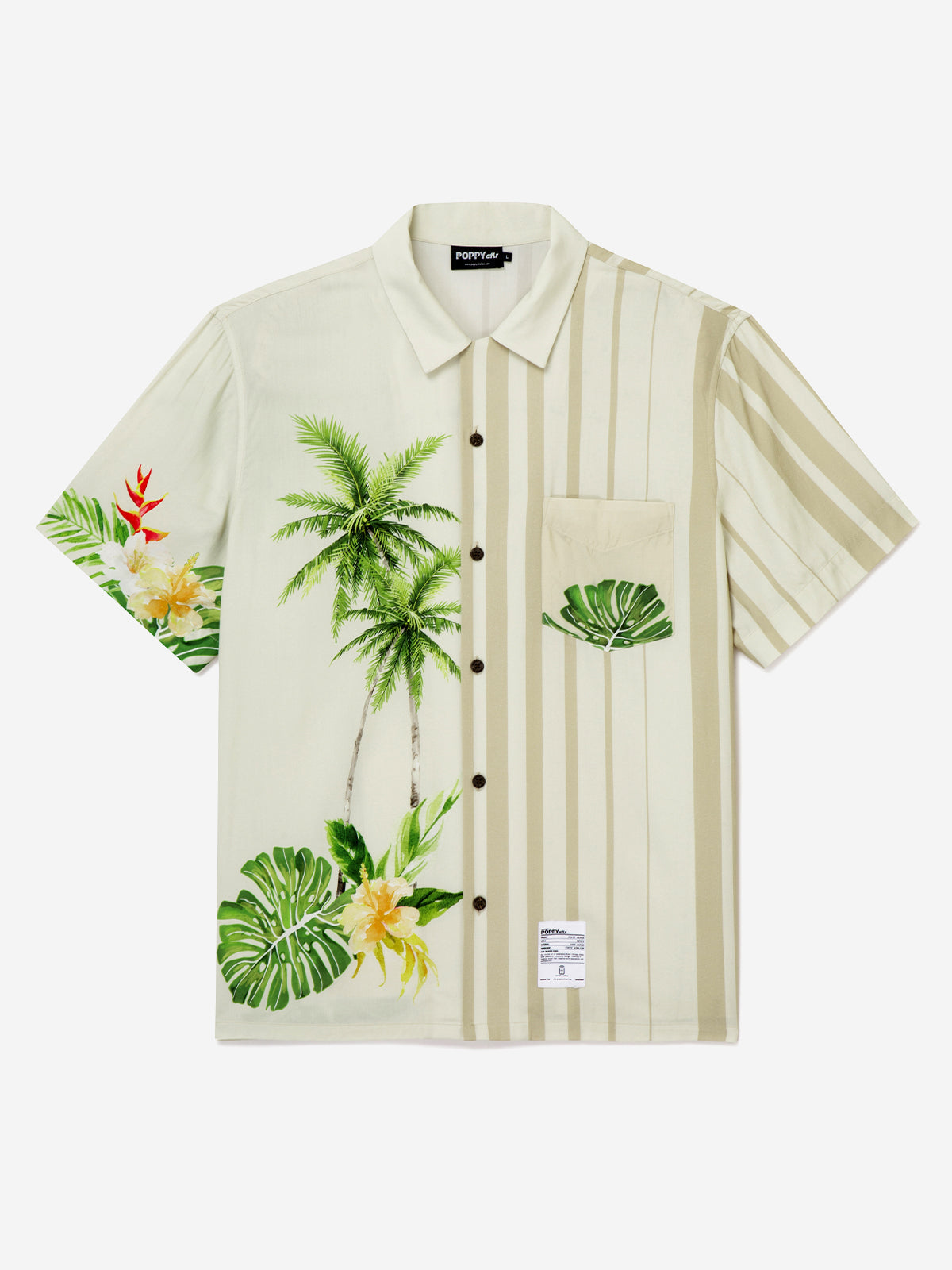 POPPY ATLR Men's Equatorial Harmony Aloha Shirt