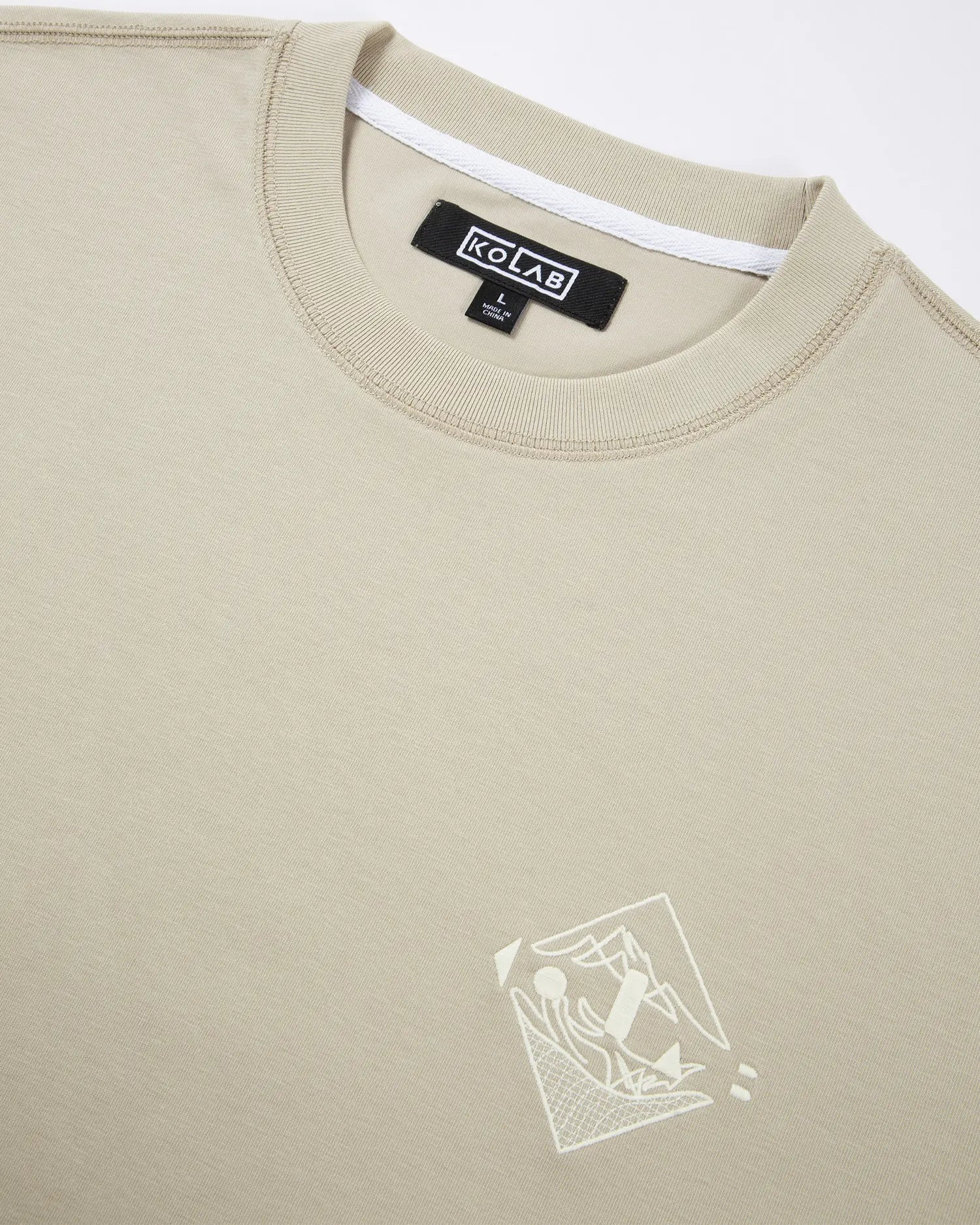 Men's Embroidered Crest Tee