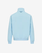 Women's Mixed Fabric Halfzip in Light Blue 02 #light-blue