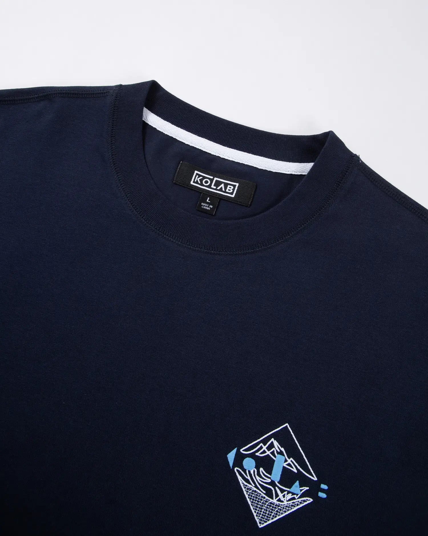 Men's Embroidered Crest Tee