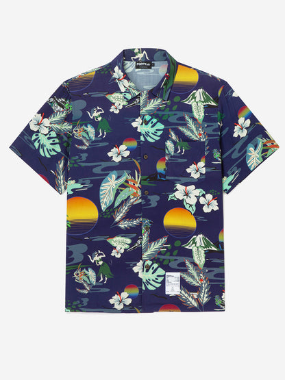 POPPY ATLR Men's Electronic Aloha Shirt