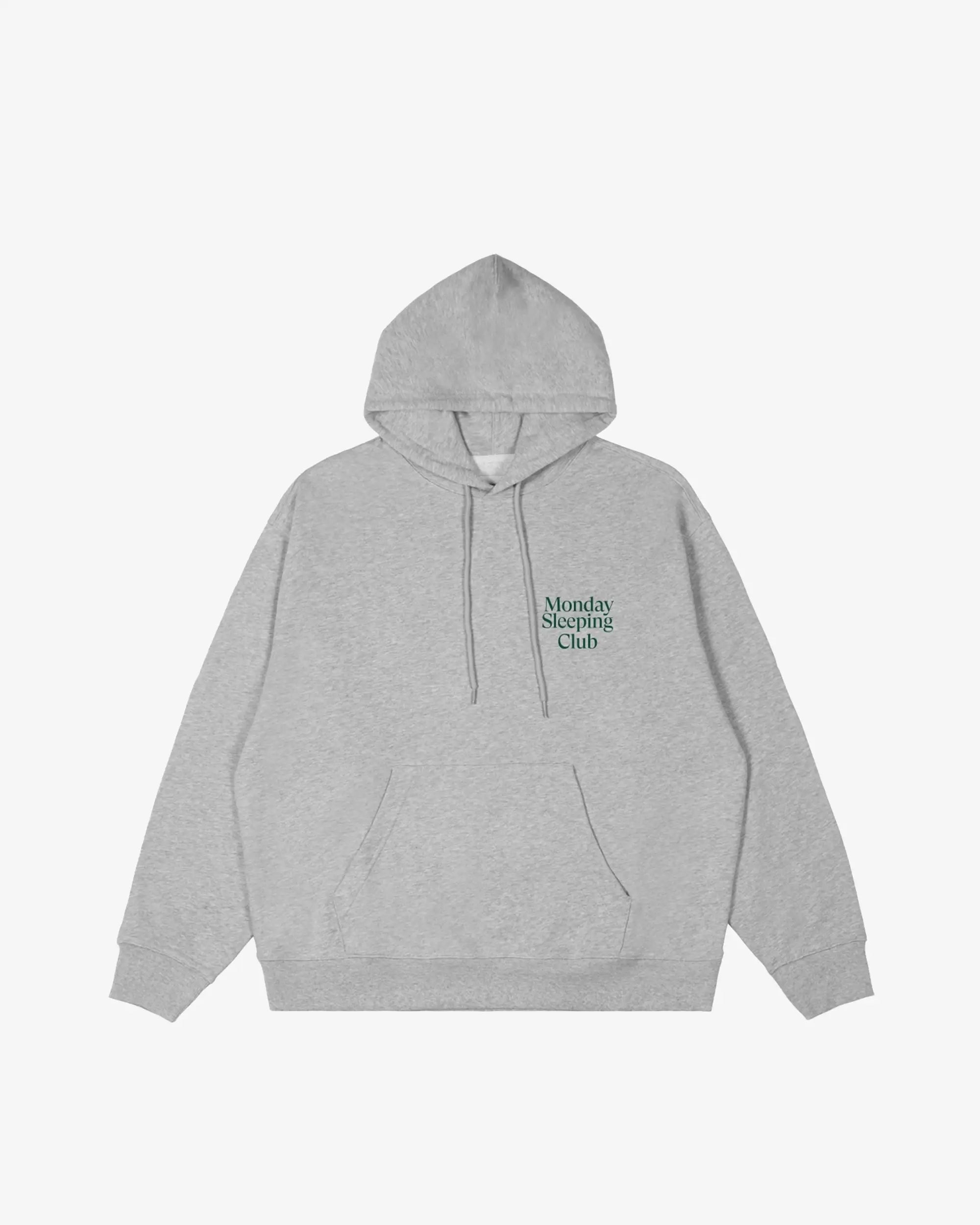 Monday Sleeping Club Standard Print Logo Loose Hoodie