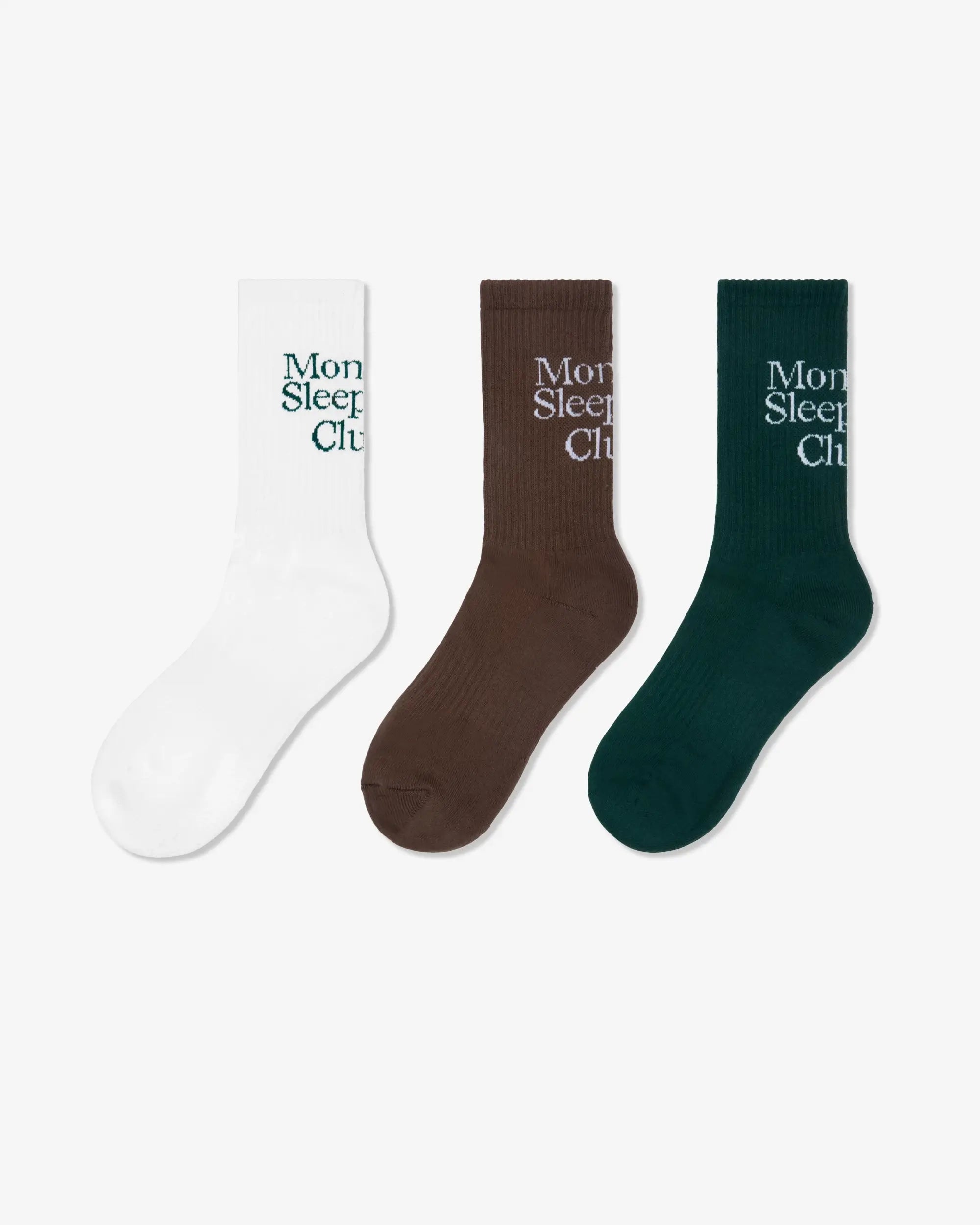 Monday Sleeping Club 3-Pack Crew Sock