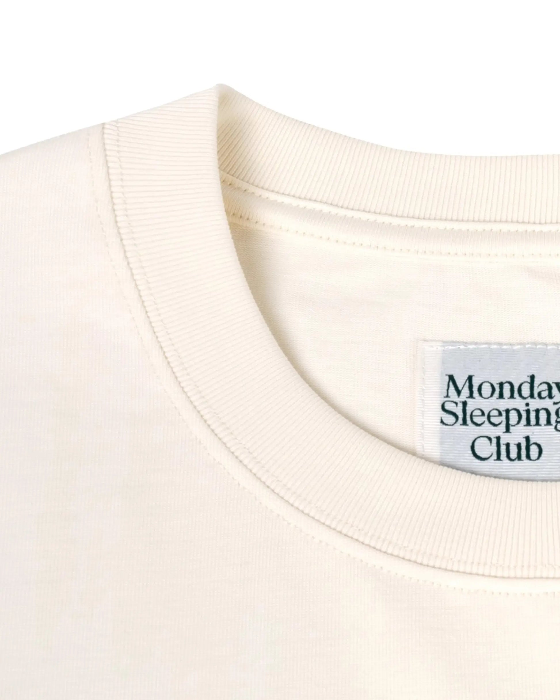 Monday Sleeping Club Standard Font Neon Effect Print Logo Long Sleeve Tee