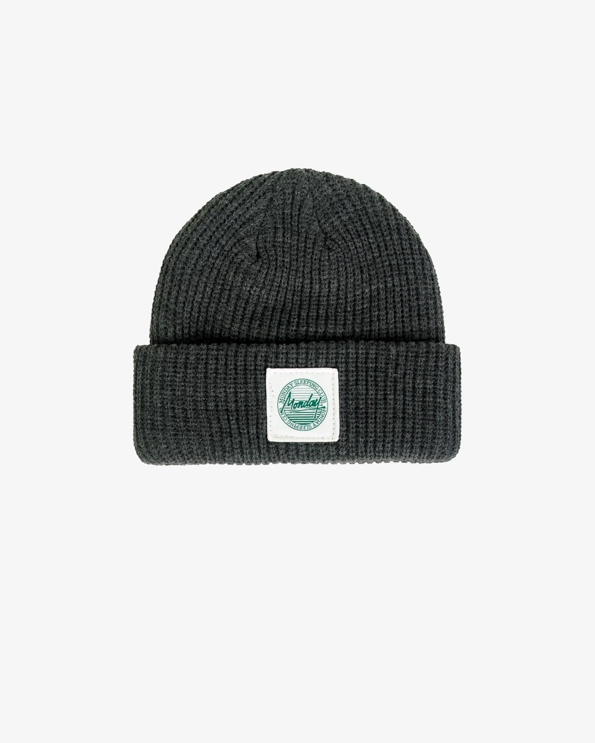 Monday Sleeping Club Logo Badge Knitted Beanie