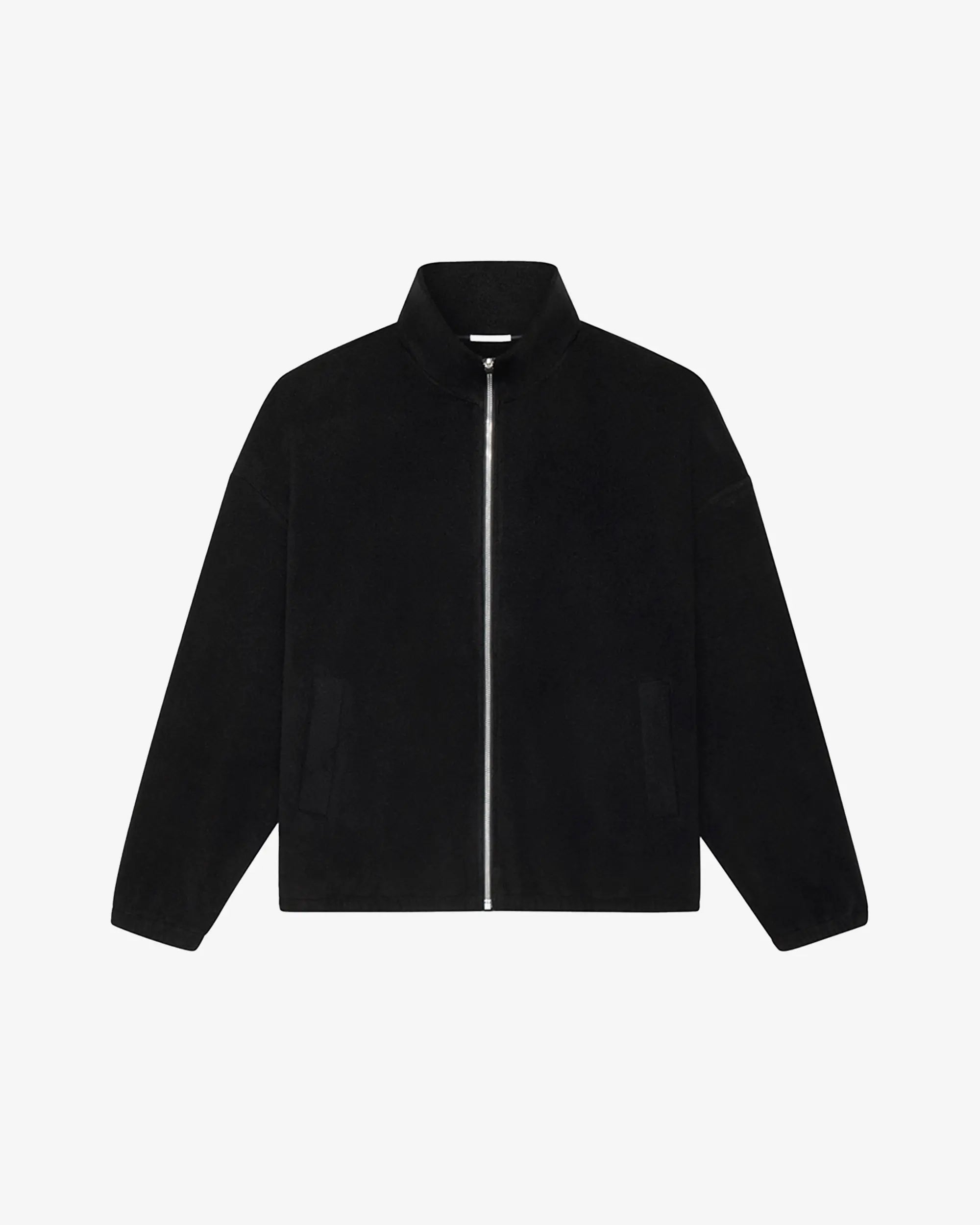 nice rice Structured Collar Fleece Jacket