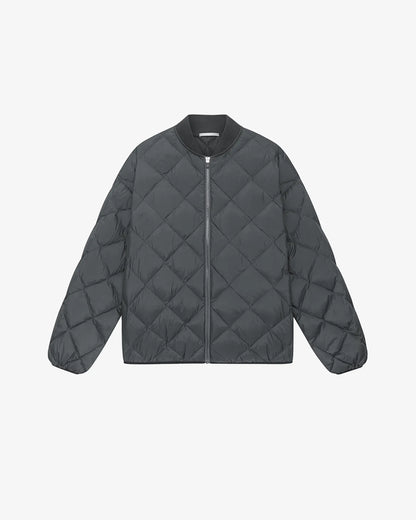 nice rice Quilted Goose Down Puffer Jacket