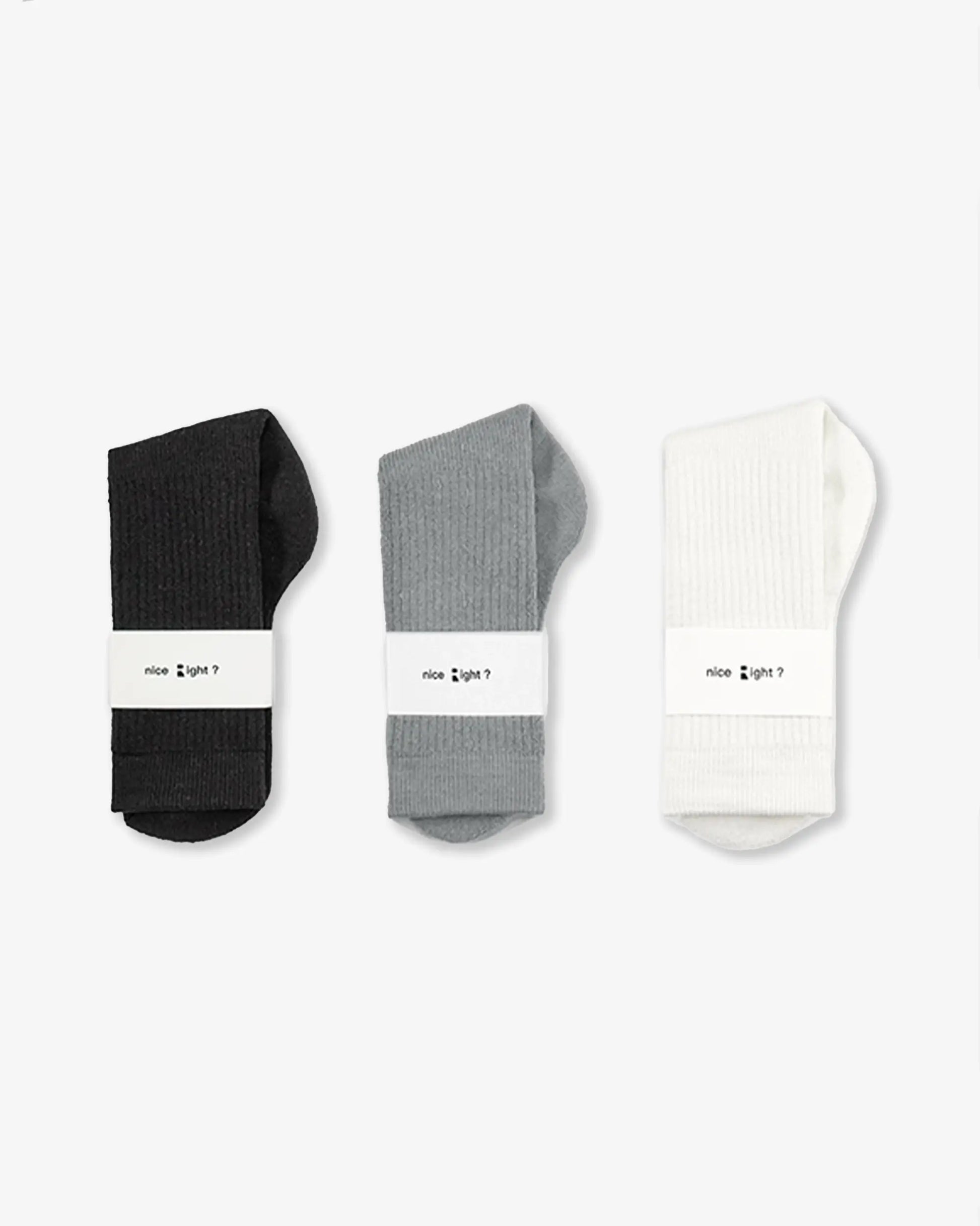 nice rice Crew Sock 3-Pack