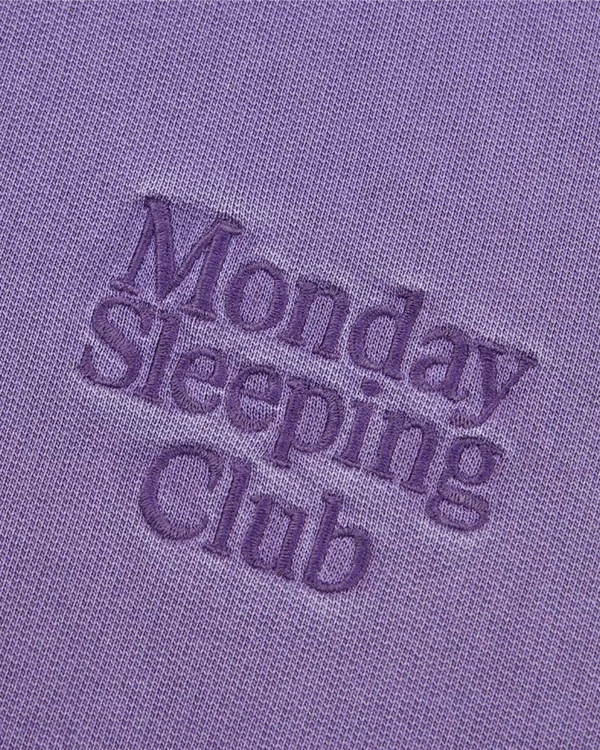 Monday Sleeping Club Standard Font Embroidered Crew Neck Sweater