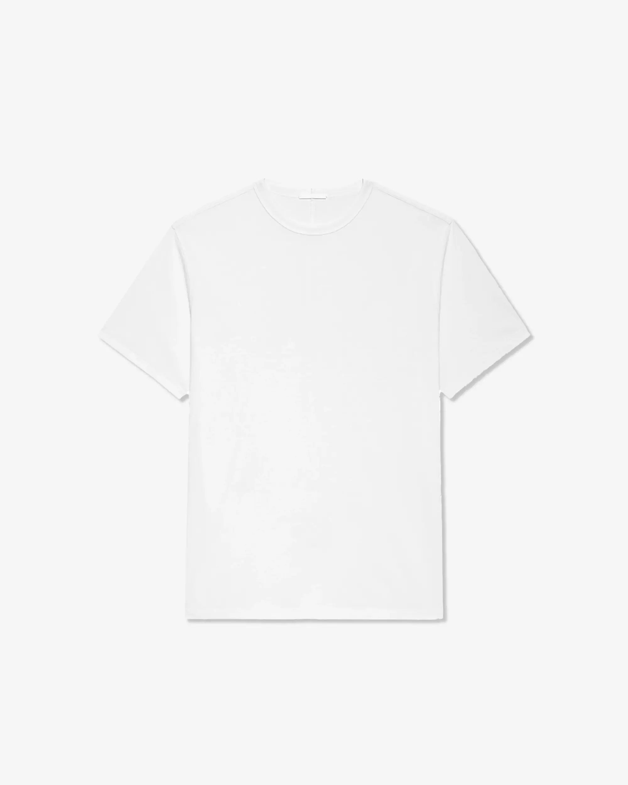 nice rice 100% Cotton Side Seamless Short Sleeve T-Shirt