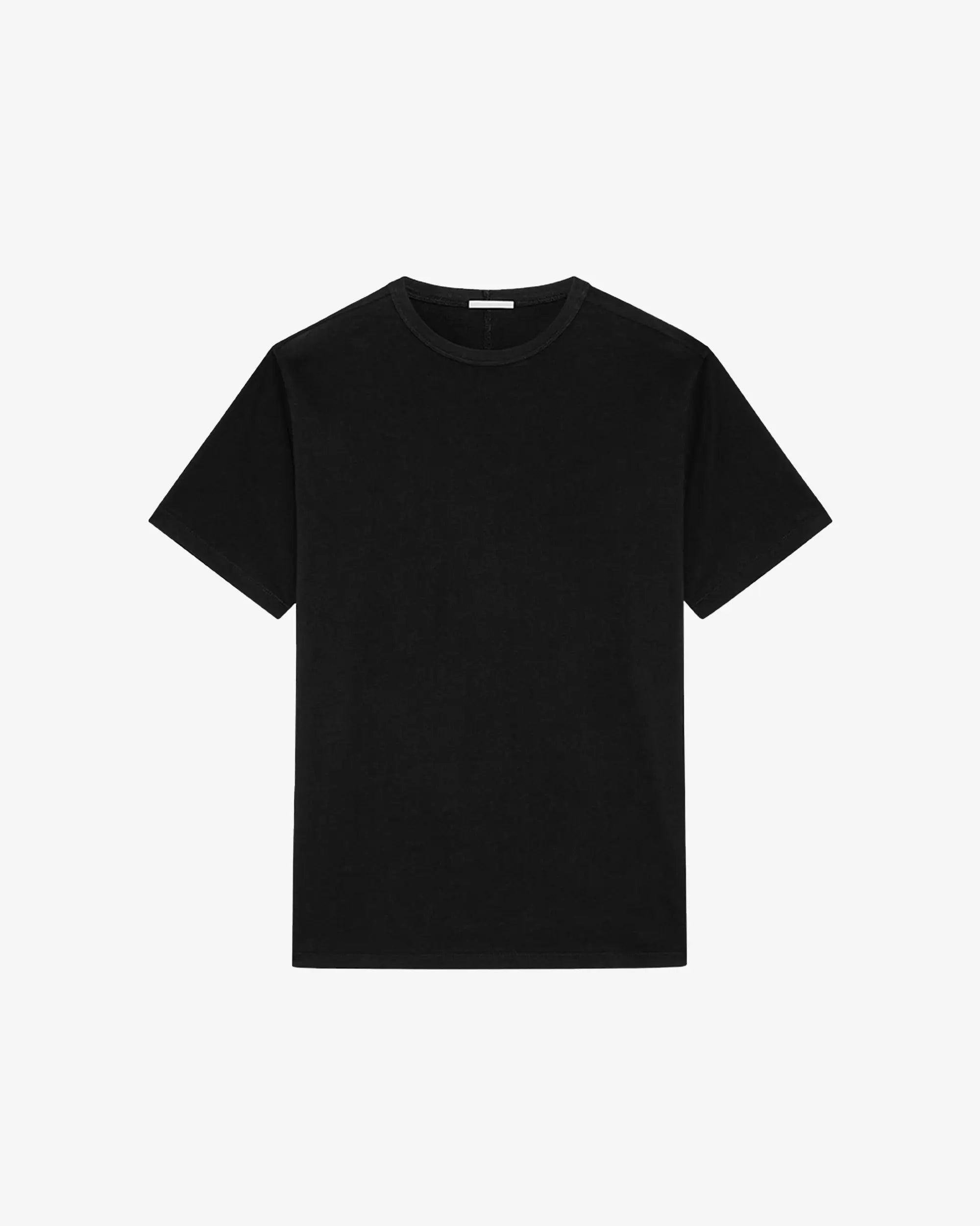 nice rice 100% Cotton Side Seamless Short Sleeve T-Shirt