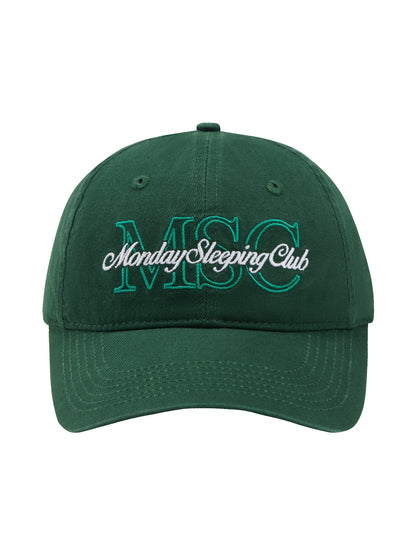 Monday Sleeping Club Embroidered Curved Brim Hat