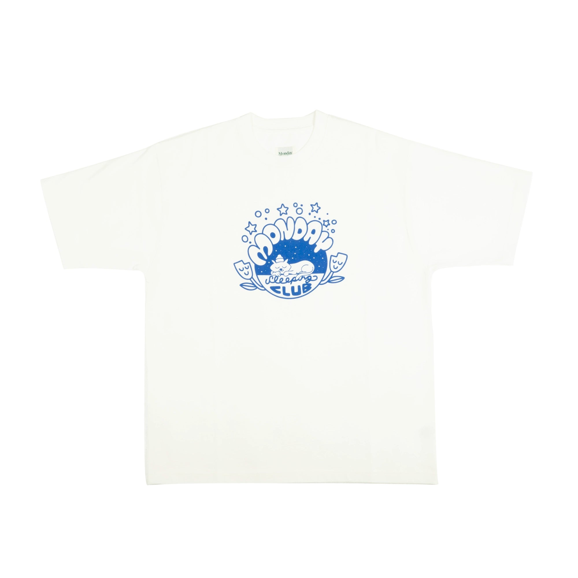 Monday Sleeping Club Artist Collection Cat's Night Print T-Shirt