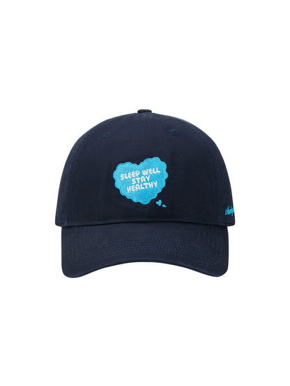 Monday Sleeping Club Heart-shaped Embroidered Baseball Cap