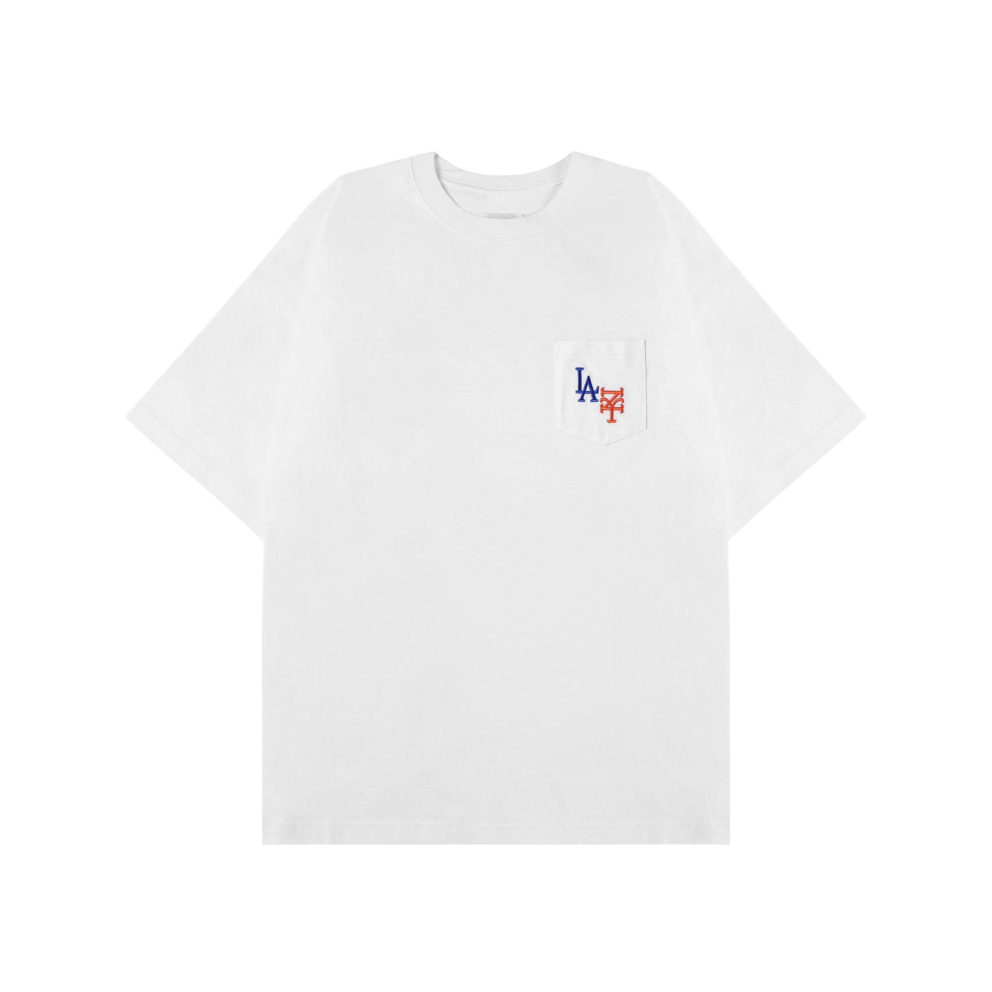 Monday Sleeping Club "No Sports Series" Lazy Lazy Font Embroidered Pocket Short-sleeved T-shirt