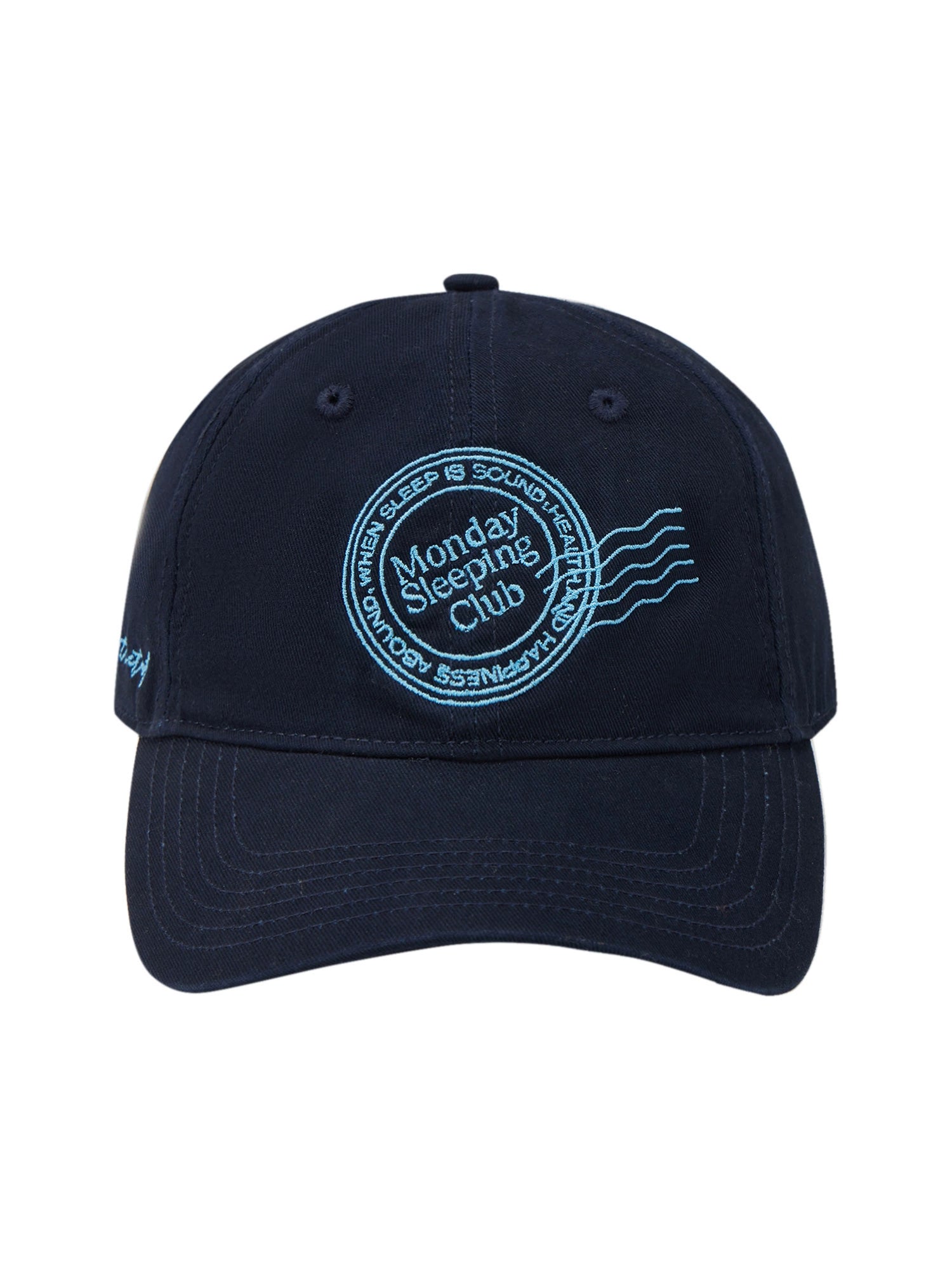 Monday Sleeping Club Cruise Imprint Embroidered Baseball Cap