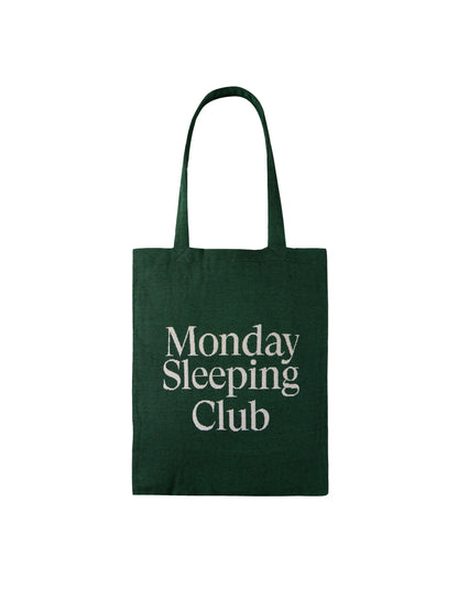 Monday Sleeping Club Watercolor Jacquard Fabric Satchel