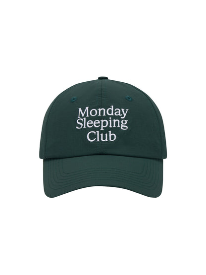 Monday Sleeping Club Standard Font Embroidered Nylon Baseball Cap