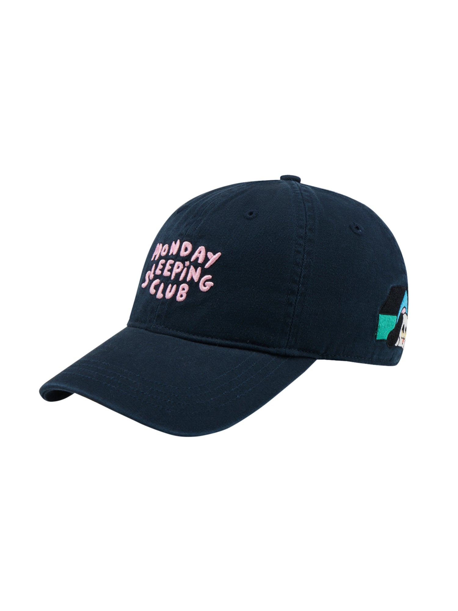 Monday Sleeping Club Artist Collection Sleepy Puppy with House Baseball Cap