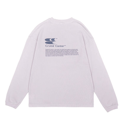 Crying Center Oversized Casual Long Sleeve