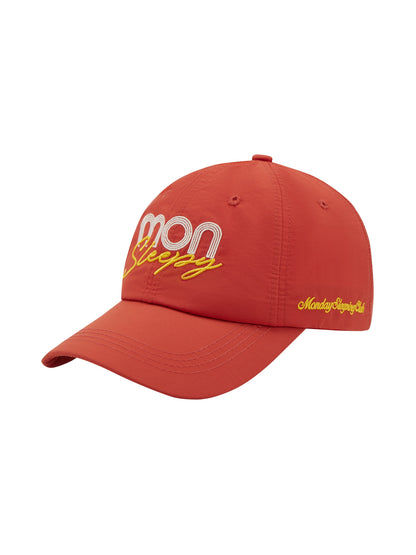 Monday Sleeping Club Lazy Combination Font Embroidered Baseball Cap