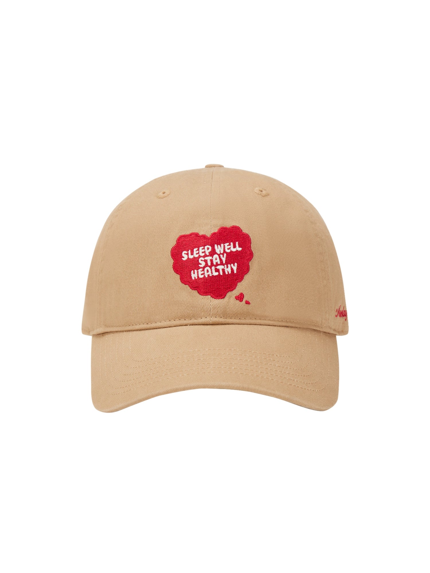 Monday Sleeping Club Heart-shaped Embroidered Baseball Cap