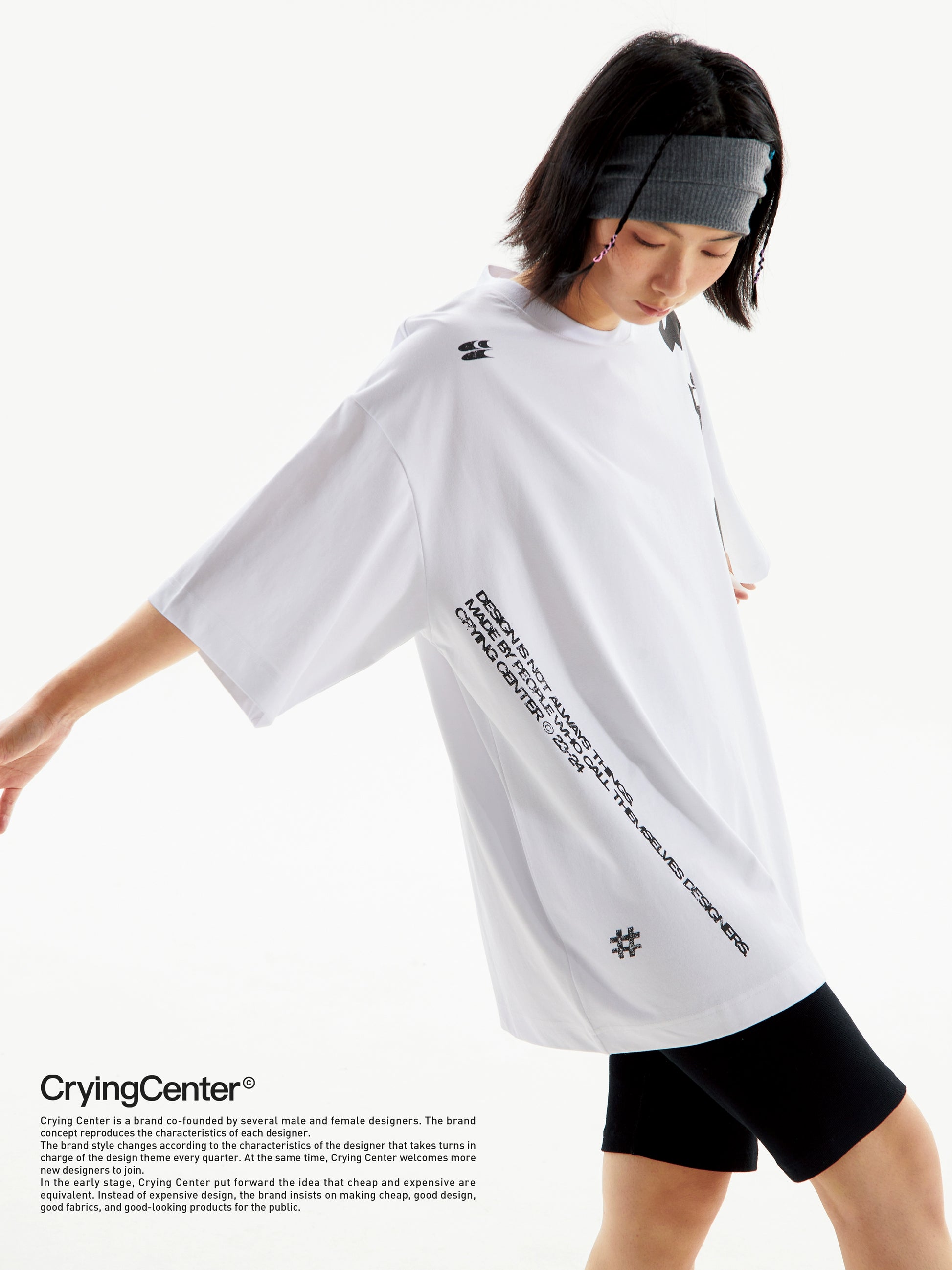 Crying Center Sports Printed T-Shirt