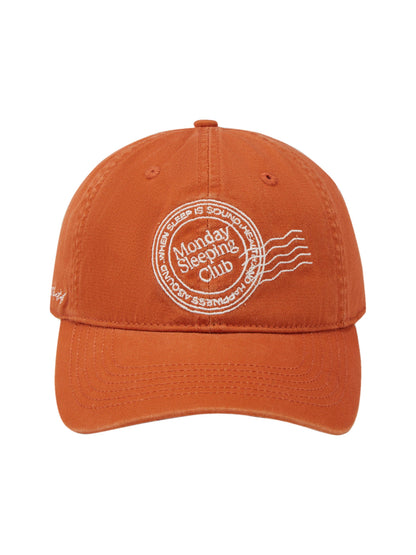 Monday Sleeping Club Cruise Imprint Embroidered Baseball Cap