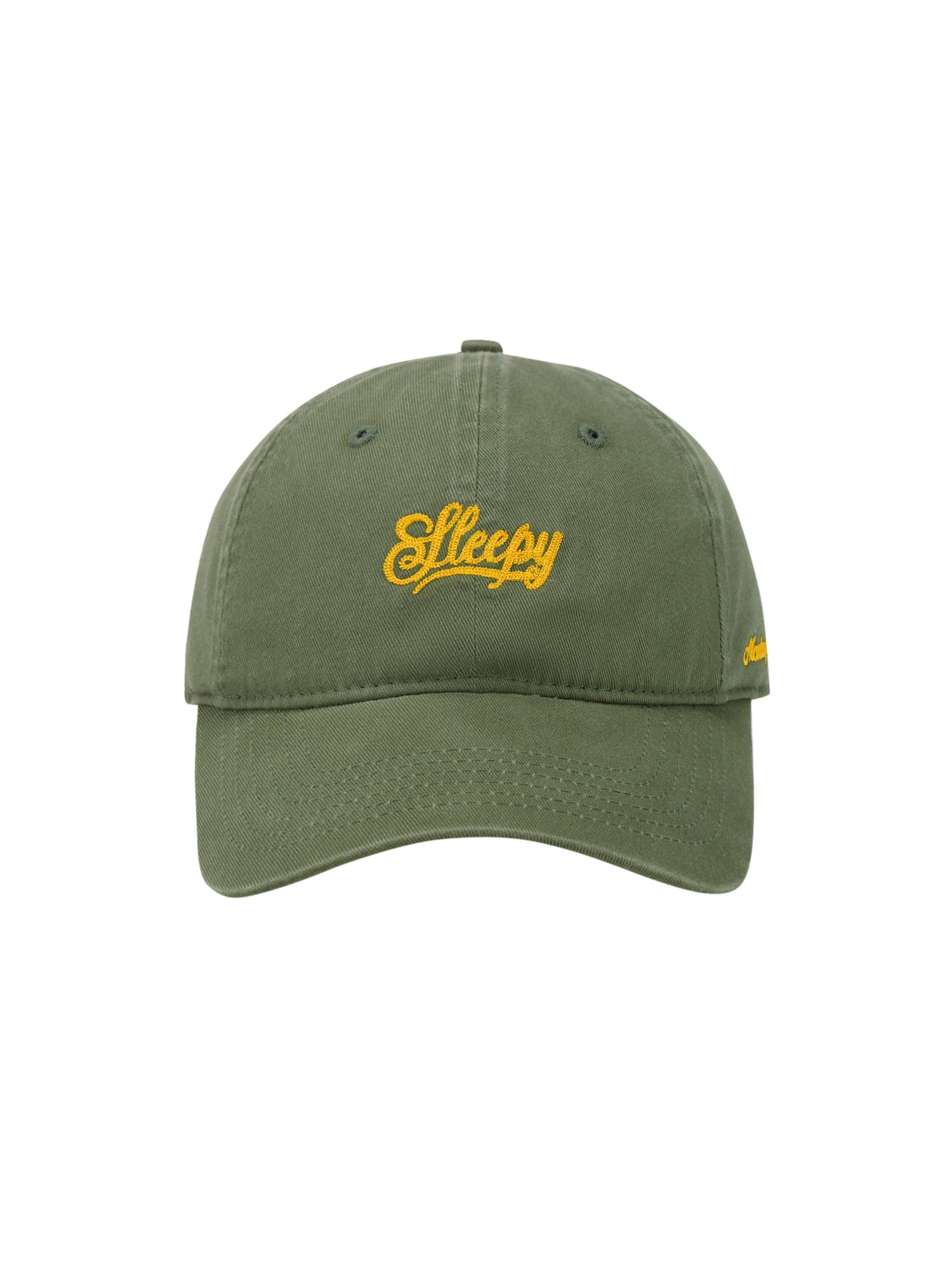 Monday Sleeping Club Lazy Font Chain Embroidered Baseball Cap