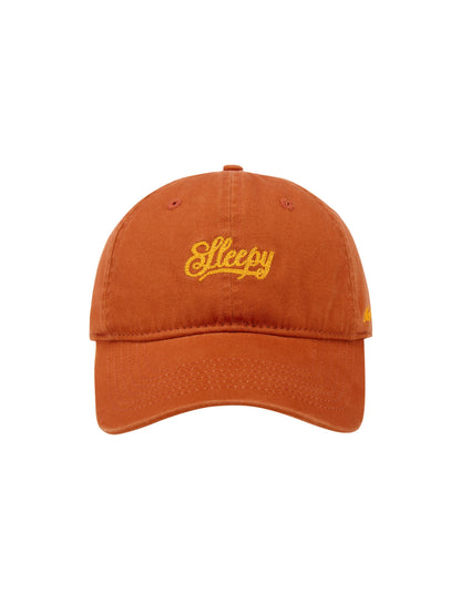 Monday Sleeping Club Lazy Font Chain Embroidered Baseball Cap